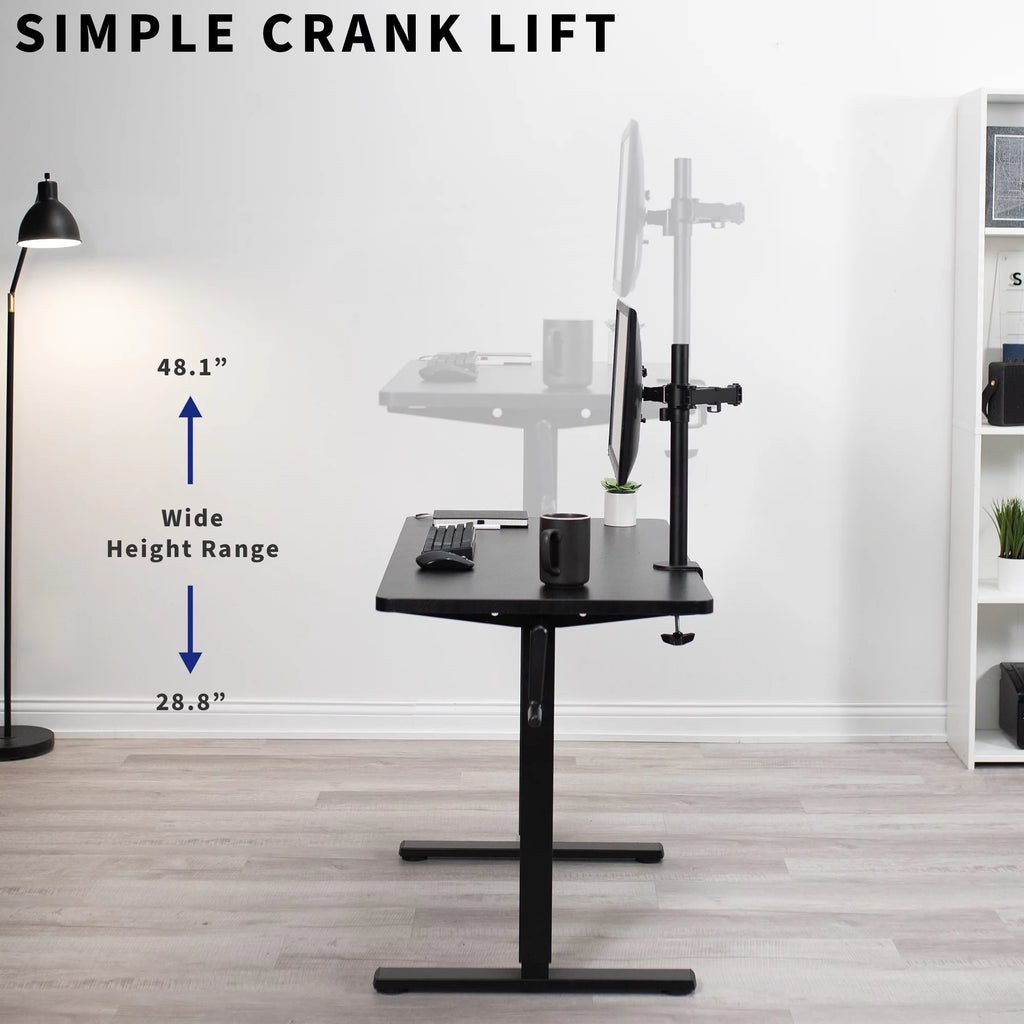 Manual 43” x 24” Stand Up Desk T626410