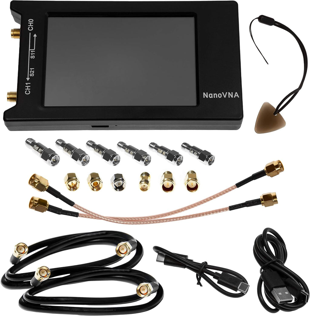 Vector Network Analyzer Kit 50kHz-1.5GHz Portable VNA with Calibration Kit, Pack of 2 Y8549