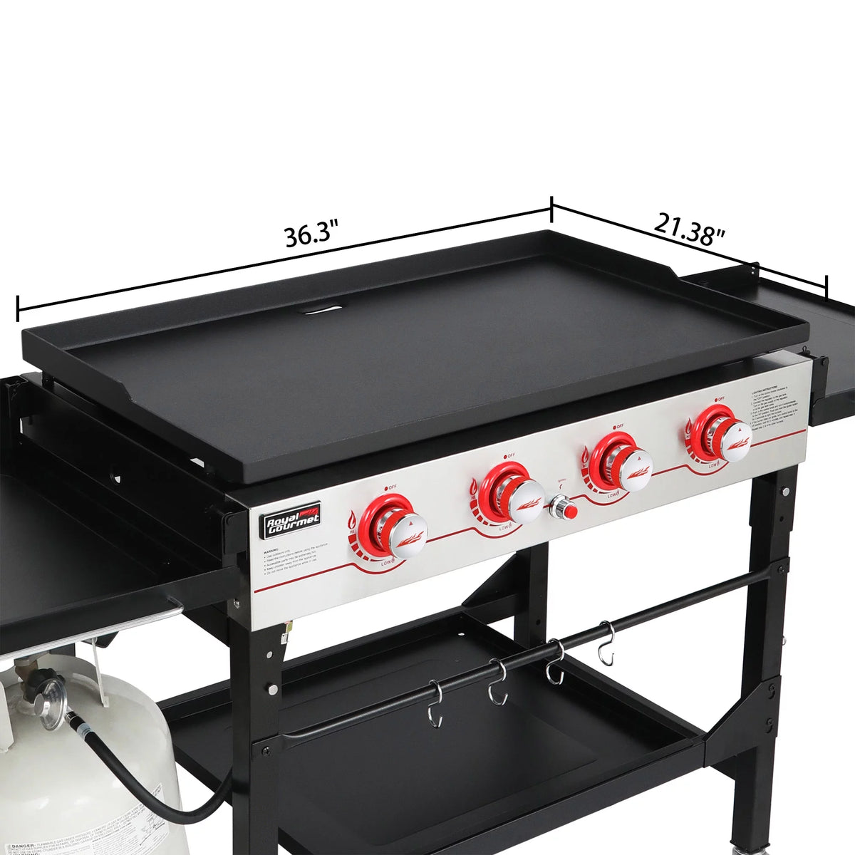 36 Flat Top Gas Griddle V67587