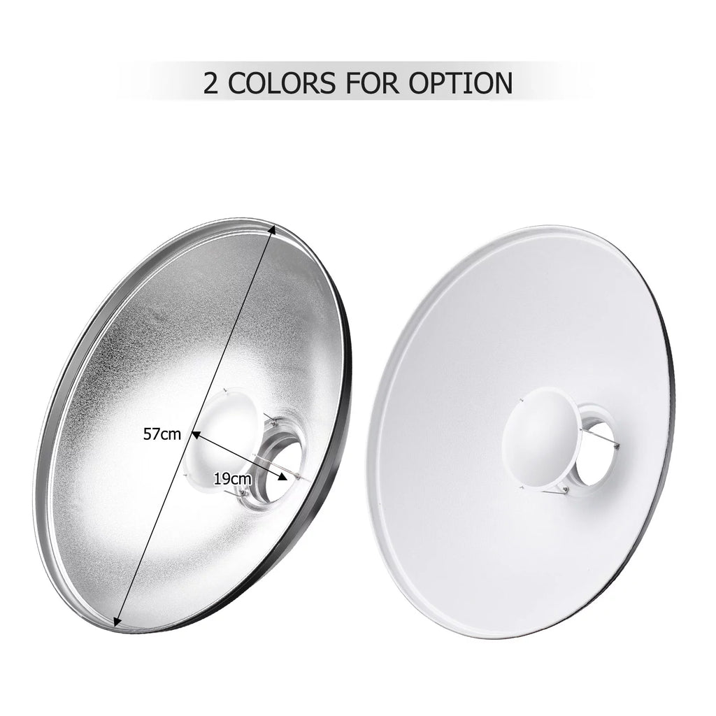 22 Inch Beauty Dish Reflector Diffuser with Honeycomb Soft Cloth X396578
