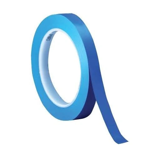 Blue Vinyl Tape 1/4x22 x 36 Yard Roll 3 Pack V8147