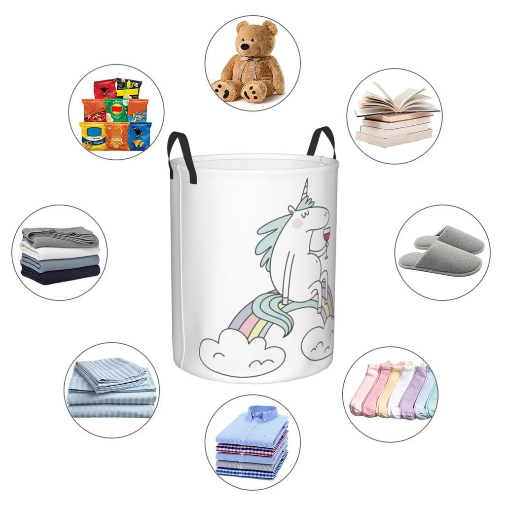 Waterproof Foldable Laundry Hamper with Handles Z5692