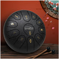 22-Inch 10-Notes 440Hz D Minor Kurd Handpan with Bag, Mallets, Stand and Cloth L6796
