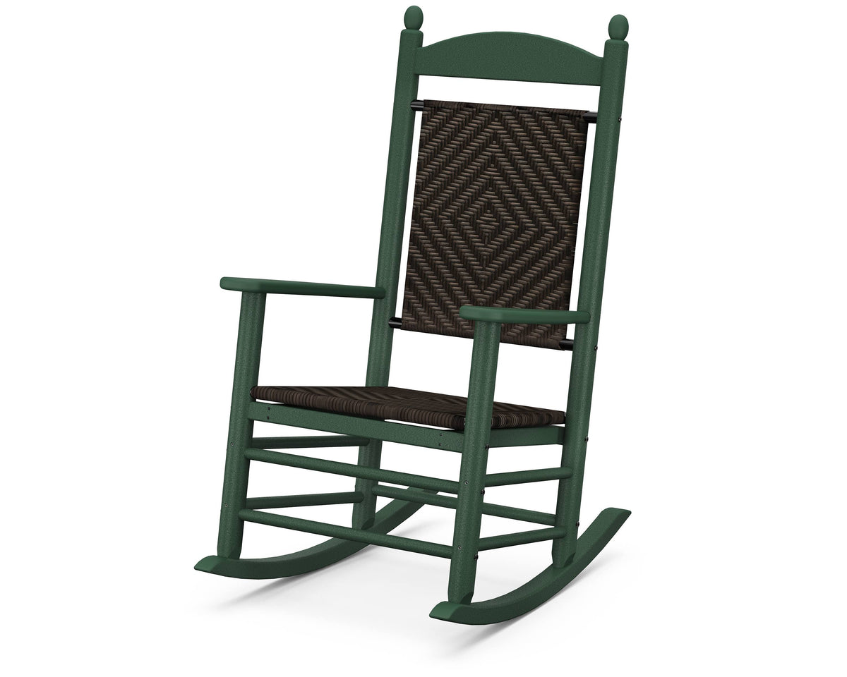 Green Woven Rocker W823