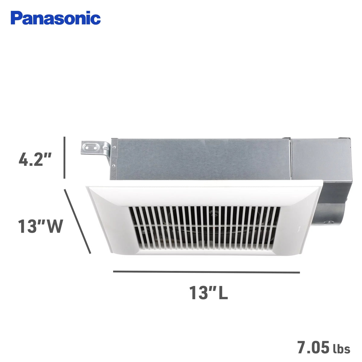 White Ceiling or Wall Exhaust Fan with Condensation Sensor F58059