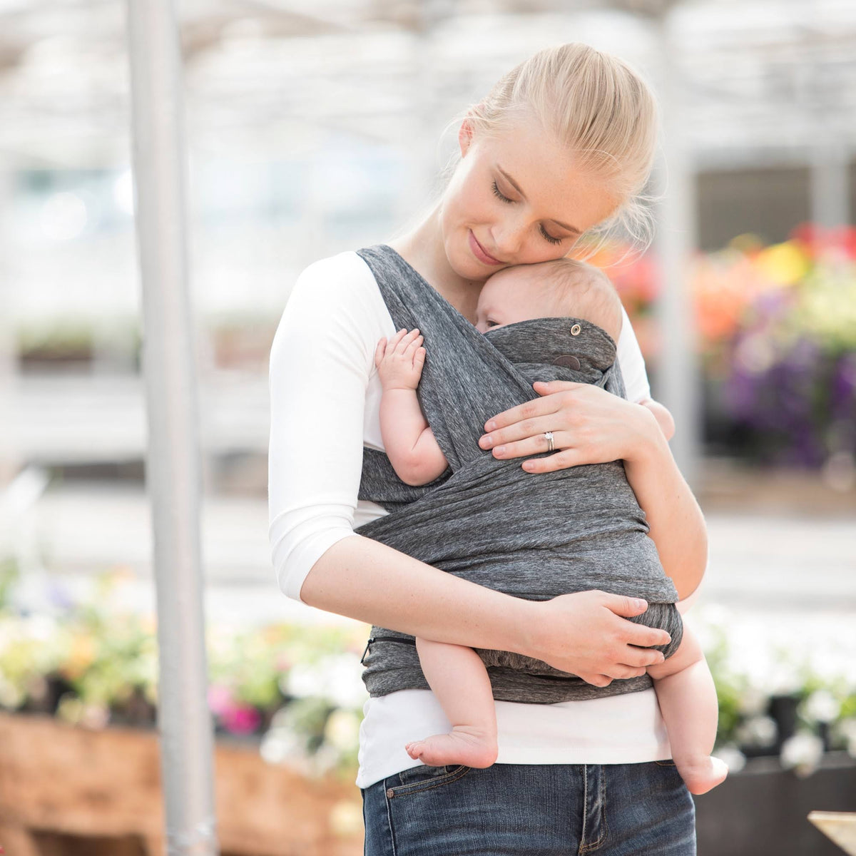 Baby Carrier Heathered Gray L968