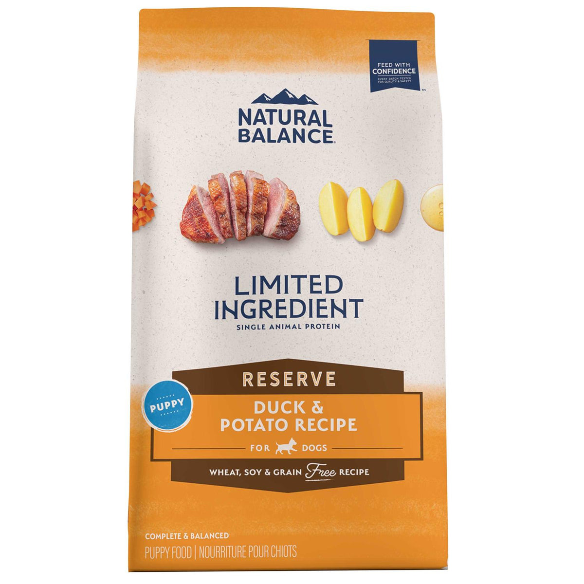 Limited Ingredient Duck & Potato Puppy Dry Dog Food D395