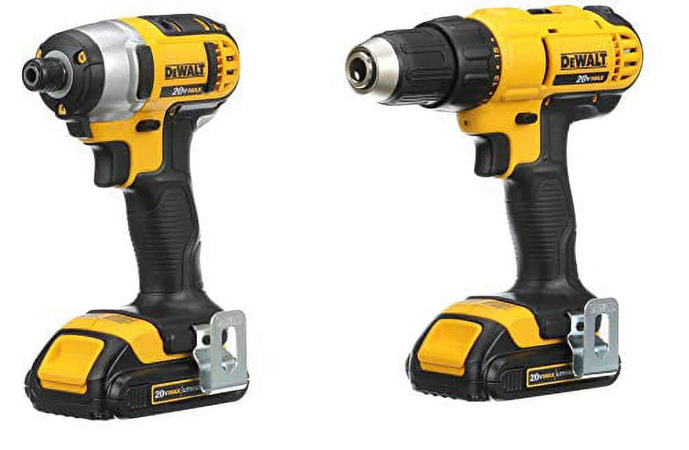 20V MAX Cordless Drill Driver/Impact Driver Combo Kit 1.3 Ah Lithium Ion J37415
