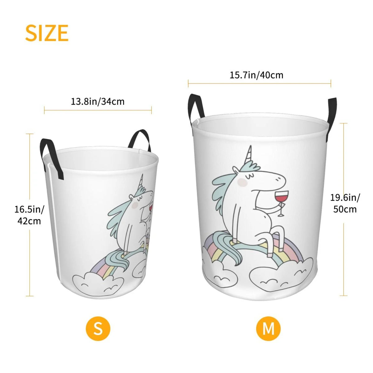Waterproof Foldable Laundry Hamper with Handles Z5692