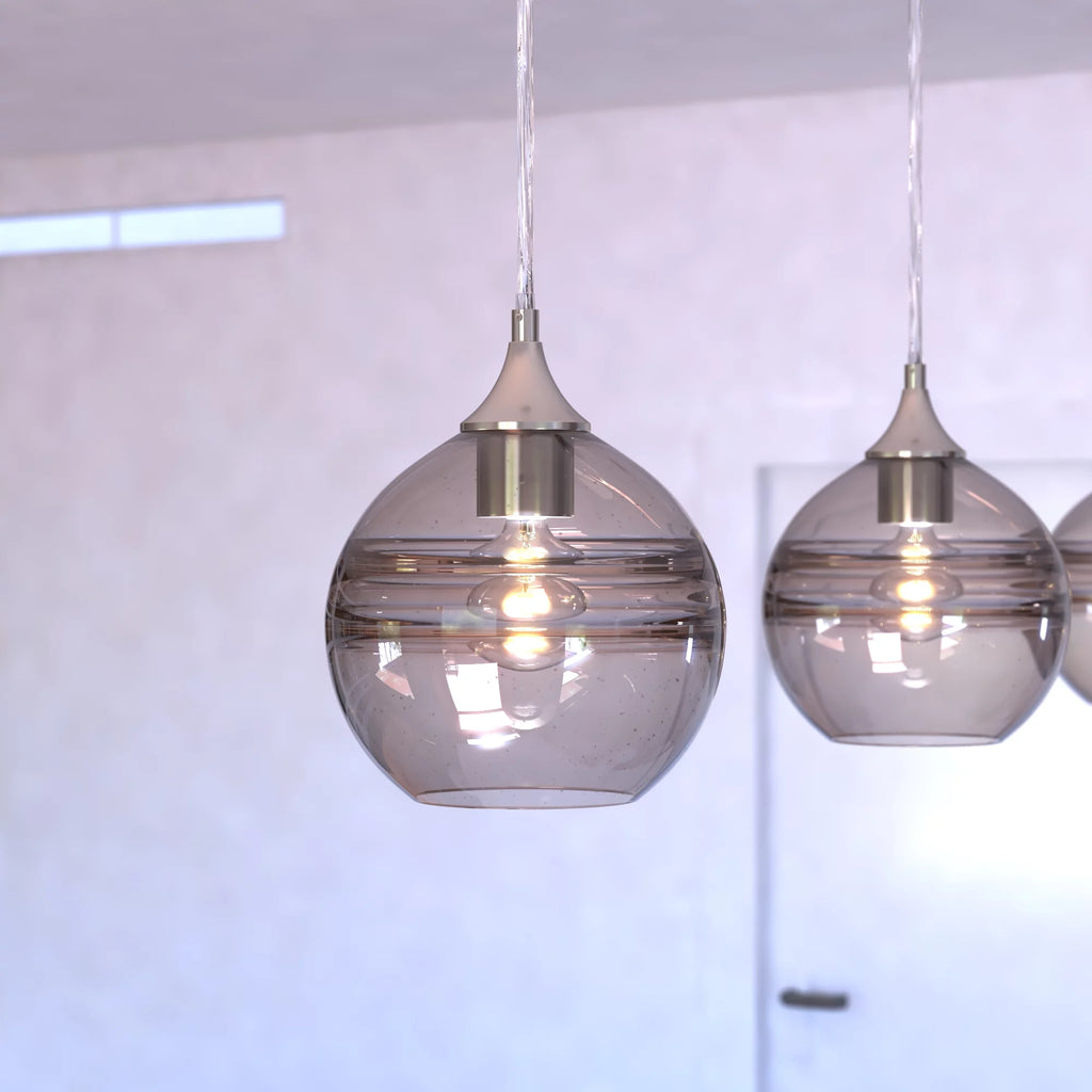 Satin Nickel Globe Mini Pendant Ceiling Light L596796