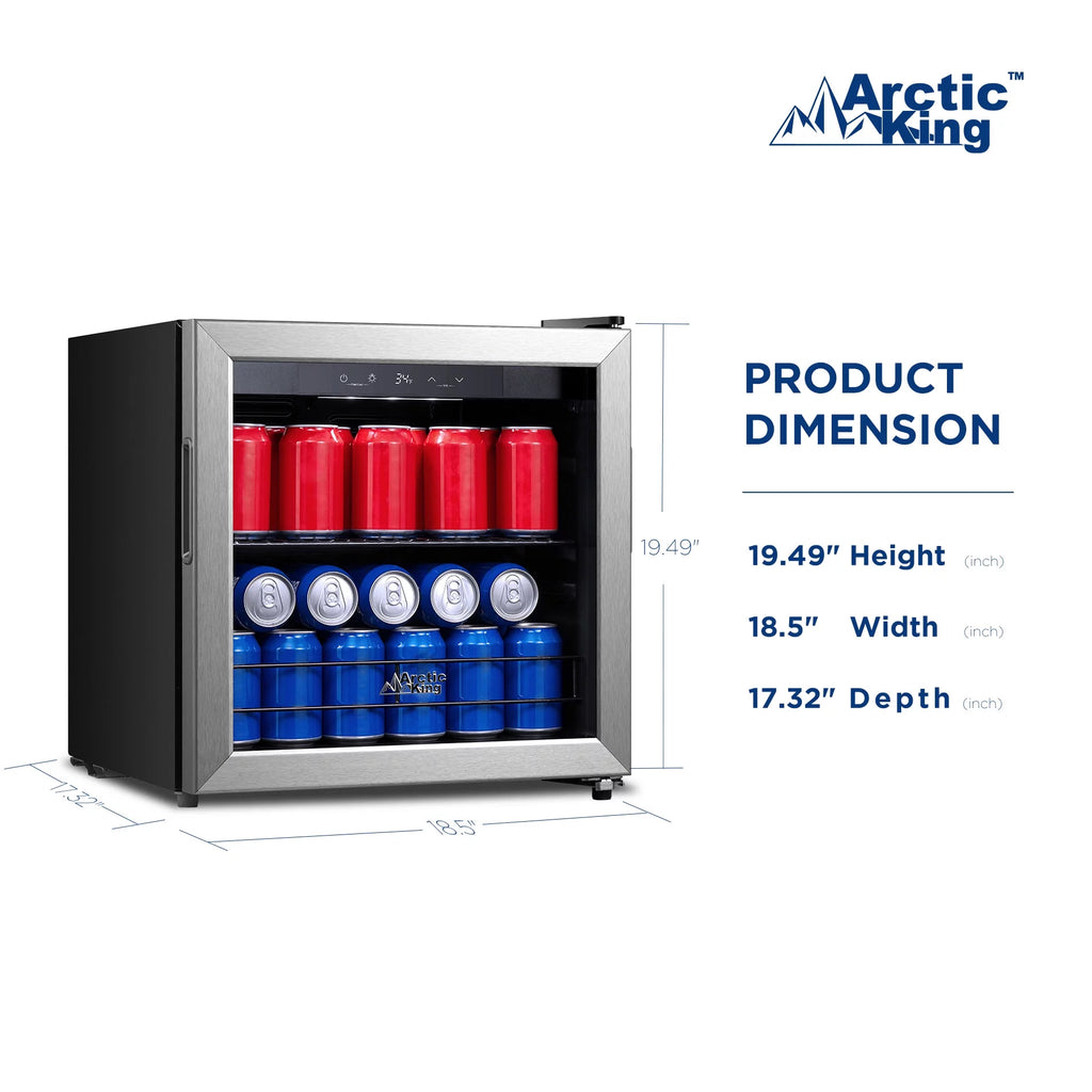 48-Can Beverage Fridge & Cooler with Electrical Control U172776