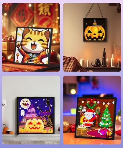 WiFi Pixel Cloud Digital Picture Frame 64 X 64 LED Panel Display S378709